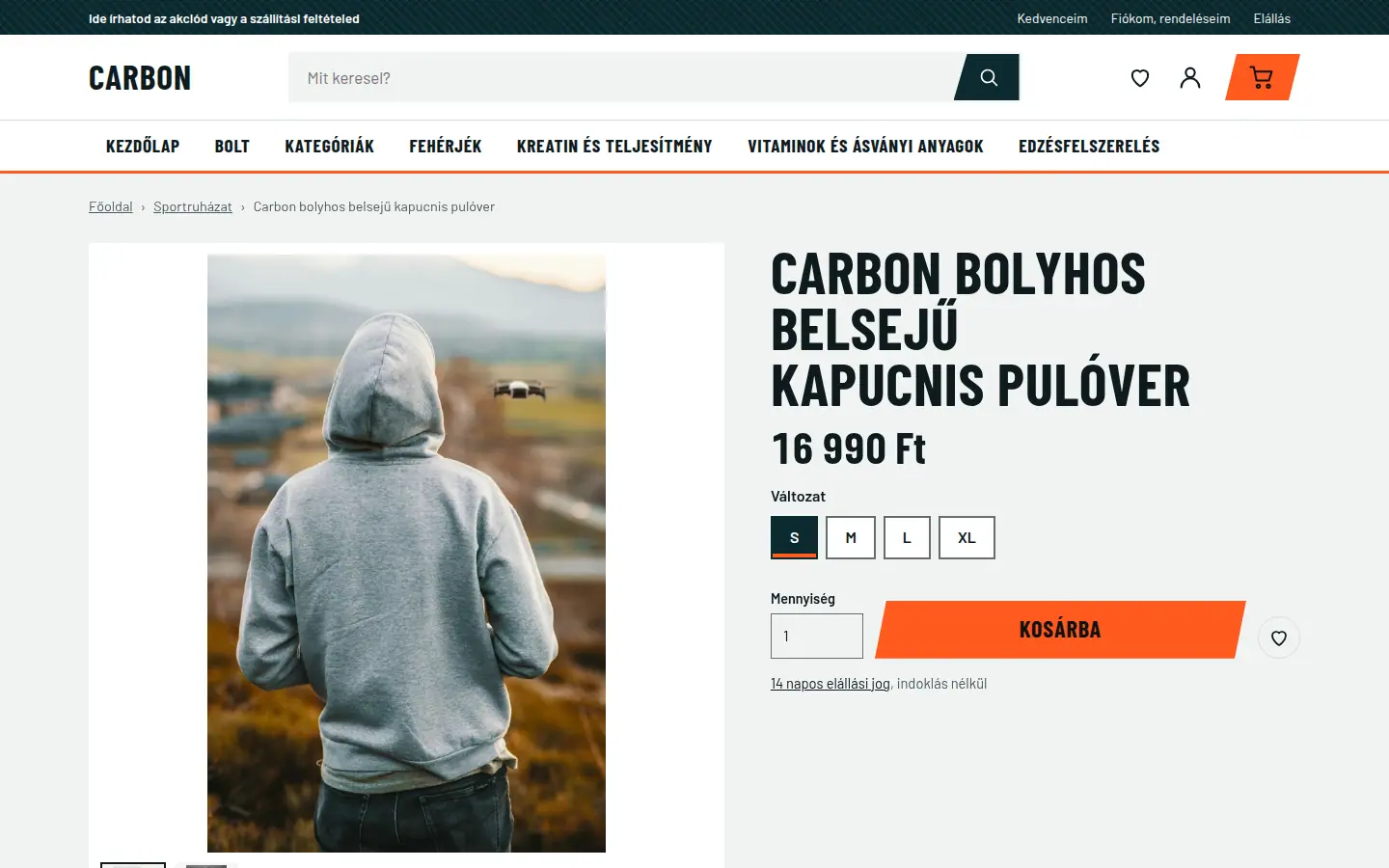 Carbon téma – Íz- és kiszerelés-választó